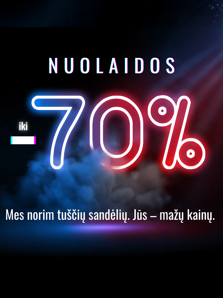 Mes norim tuščių sandėlių. Jūs - mažų kainų